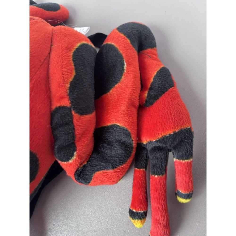 Plush Poison Dart Frog Zip Up Backpack 14